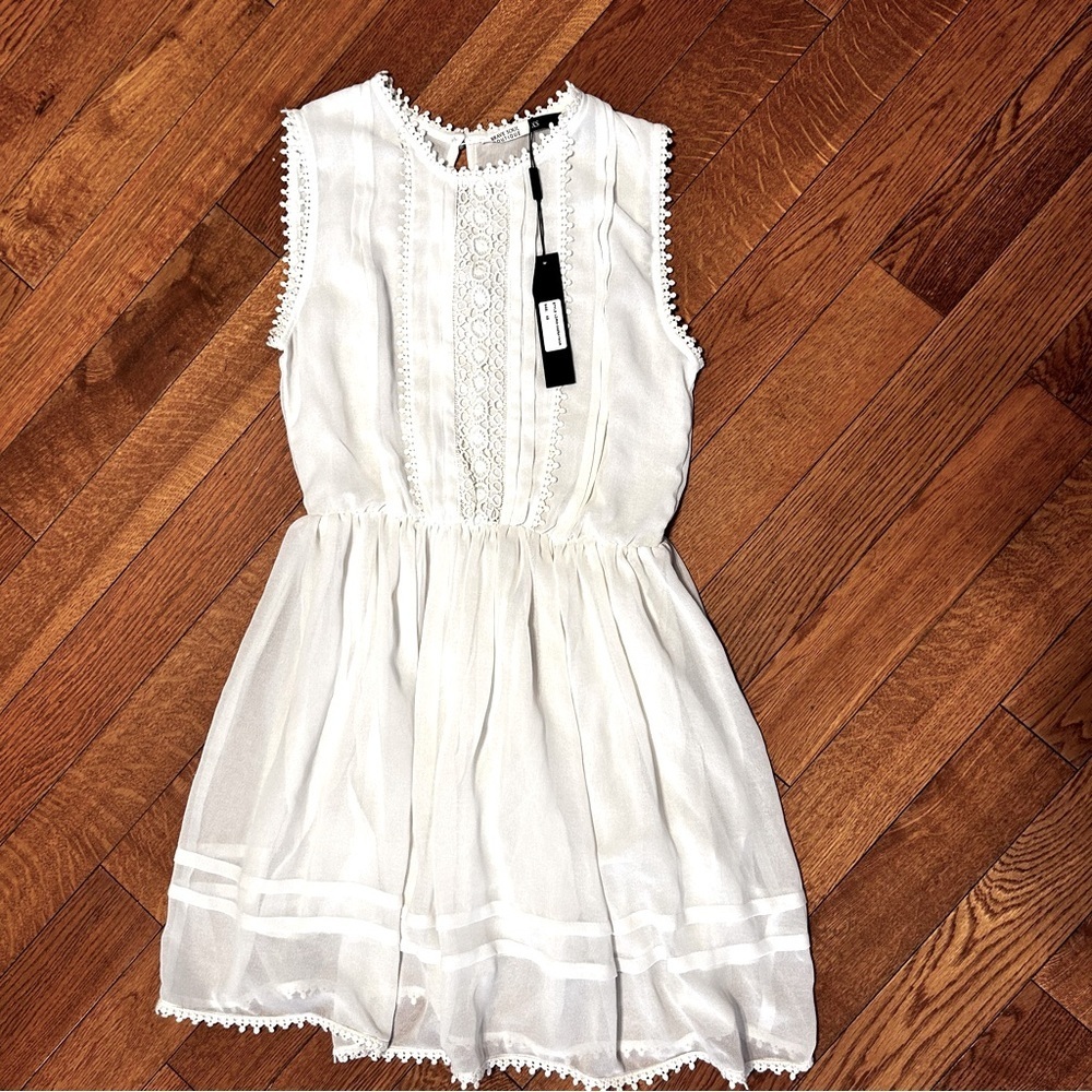 NWT Brave Soul White Lace Dress Size x small - Picture 2 of 12